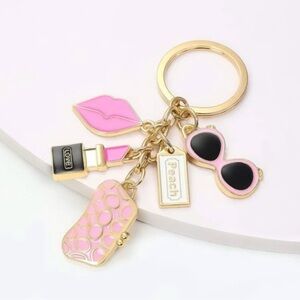 Lipstick Charm Keychain